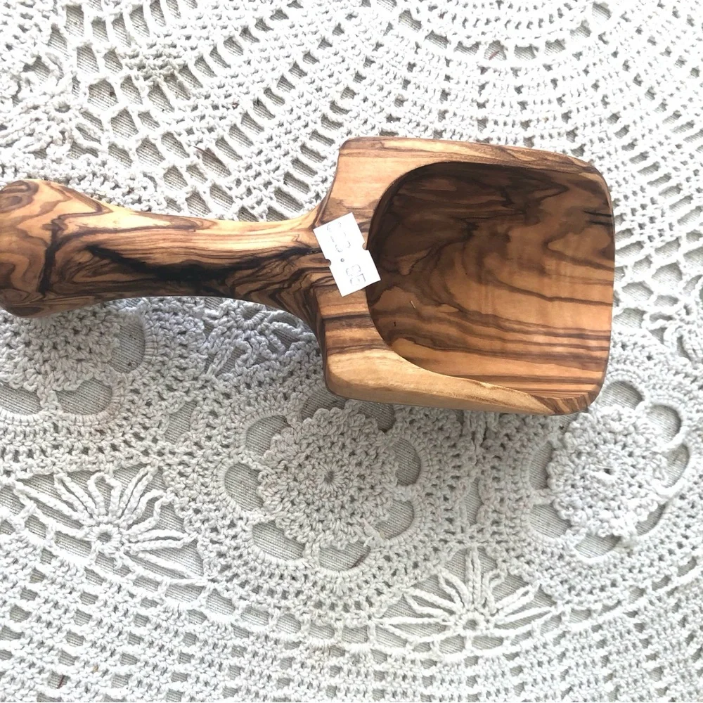 OLIVE WOOD SCOOP - Picture 2 of 6